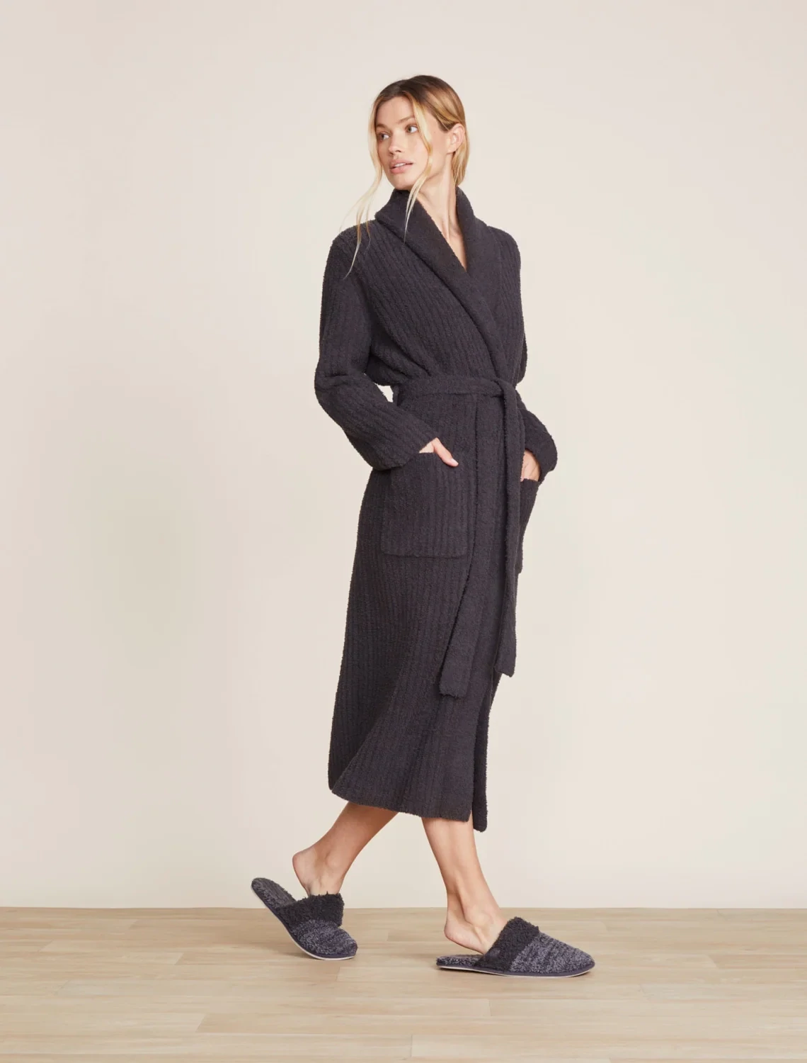 Eco CC Ribbed Robe