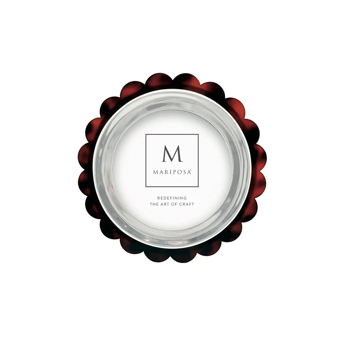 Tortoise Scallop Round frame