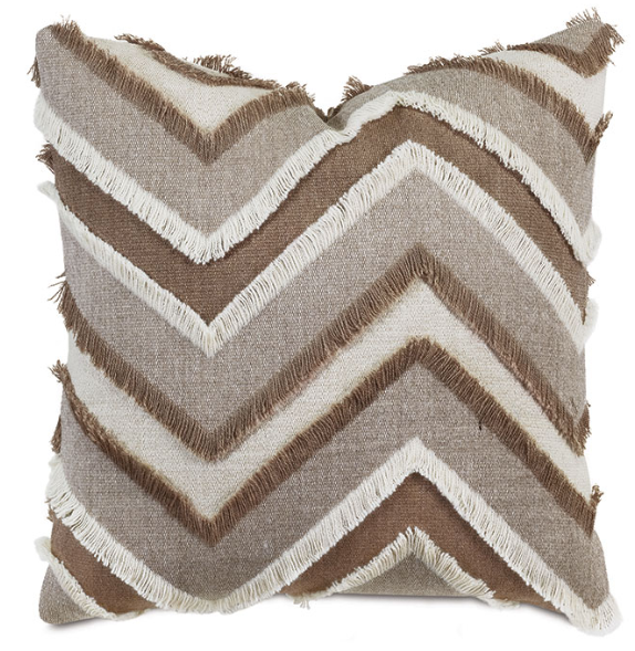 Jacinto Chevron Decorative Pillow in Sand