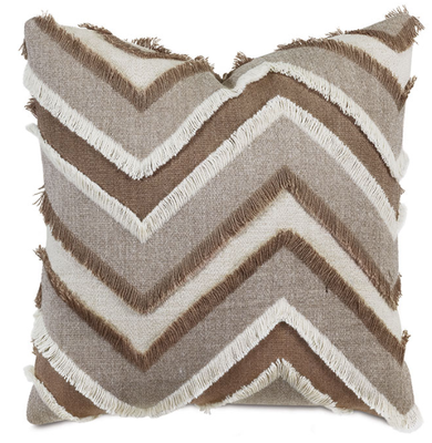 Jacinto Chevron Decorative Pillow in Sand