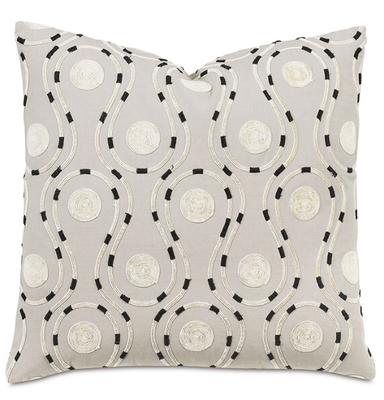 Kaisen Embroidered Decorative Pillow