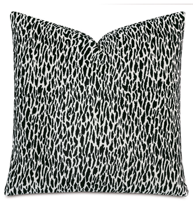 Earl Woven Decorative Pillow in Onyx