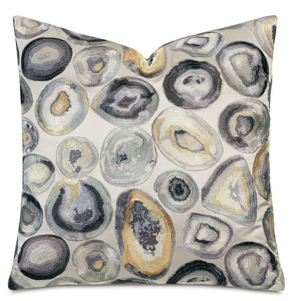 Opal Decorative Pillow in Gray