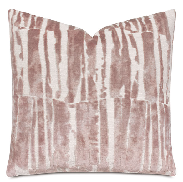 Rivia Velvet Decorative Pillow in Primrose