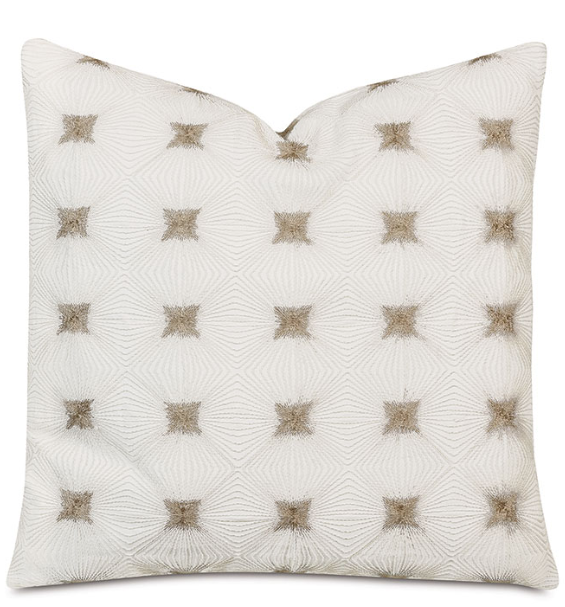 Tesseract Embroidered Decorative Pillow