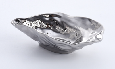 Small Silver Oyster Bowl 1976