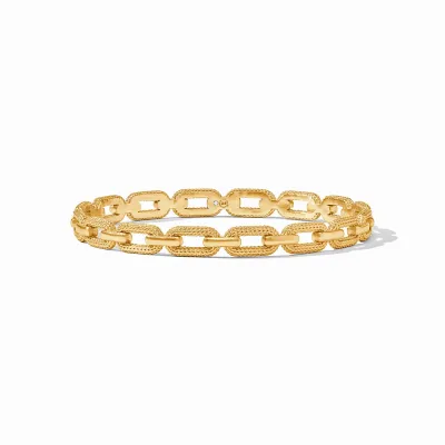 Cheval Paperclip Bangle  Gold M