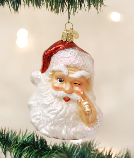 Night Before Christmas Santa Orn