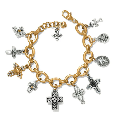 JF0208 Heavenly Cross Charm Bracelet