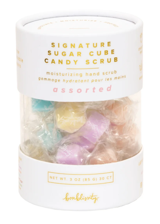 Mini Sugar Cube Candy Assorted Scrub Tub