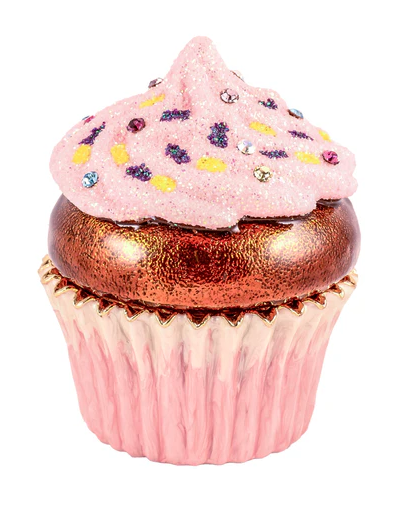 Cupcake Jeweled Trinket Box