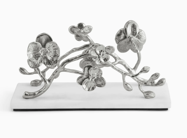 111864 White Orchid Vertical Napkin Holder