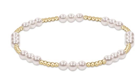 Classic Joy 4mm Bracelet Pearl