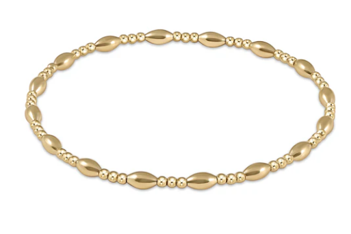 Harmony Sincerity Pattern 2mm Bracelet Gold