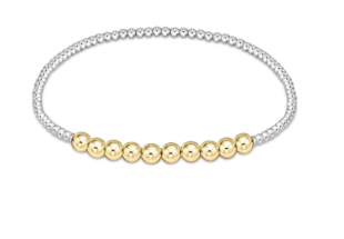 Classic Beaded Bliss 2mm Mixed Bracelet