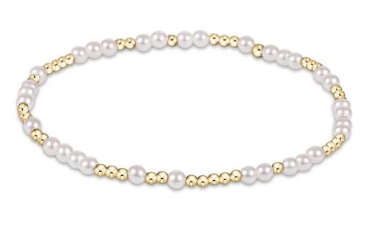 Hope Unwritten 3mm Pearl bracelet