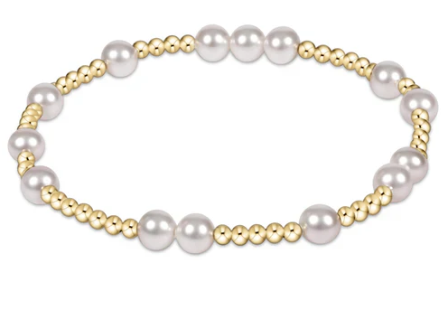 Hope Unwritten 5mm Bracelet Pearl