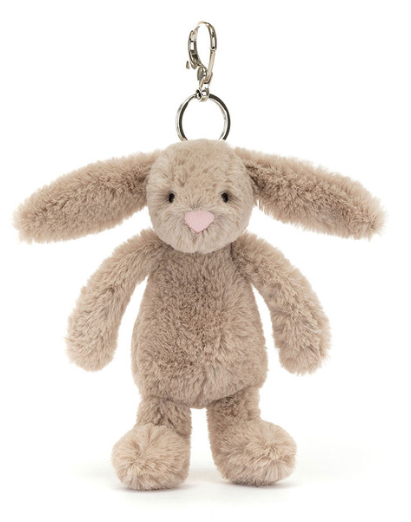 Bashful Beige Bunny Bag Charm