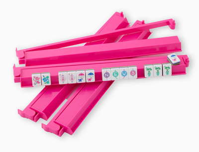 Mahjong Hot Pink Rack and Pusher Set