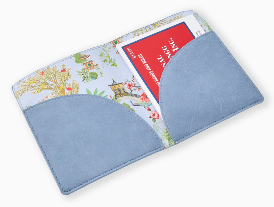 Periwinkle Mahjong Card Folio