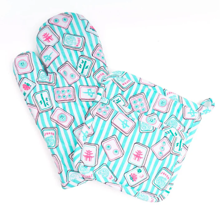 Mahjong 2pc Oven Mitt Set