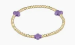 EGirl Signature Cross 3mm Purple Bracelet