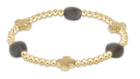 Signature Cross Admire Gold 3mm Labradorite