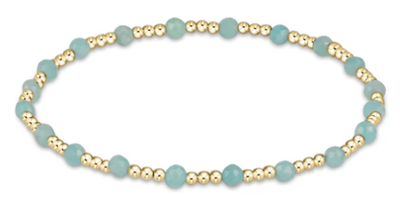 Gemstone Gold Sincerity 3mm Amazonite