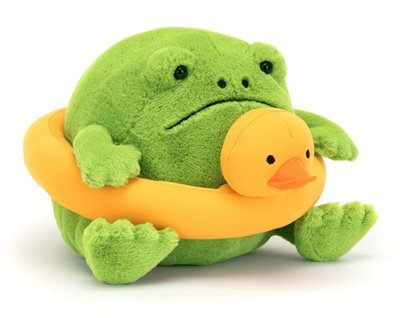 Ricky Rain Frog with Rubber Ring