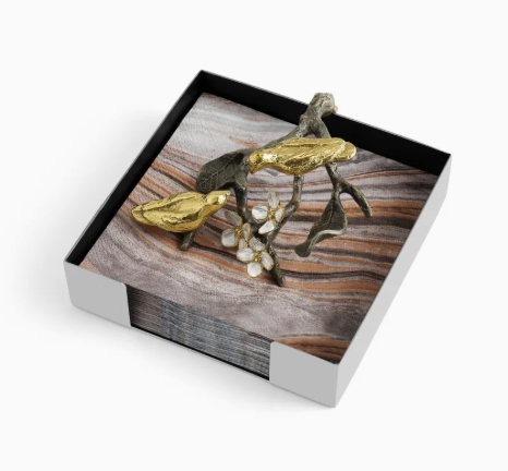 124304 Lovebirds Cocktail Napkin Holder