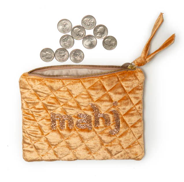 Mahj Quilted Coin Pouch