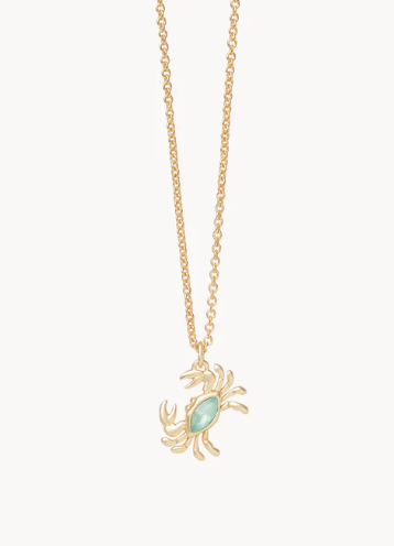 SLV Happy Dance/Crab 18&quot; Necklace Gold