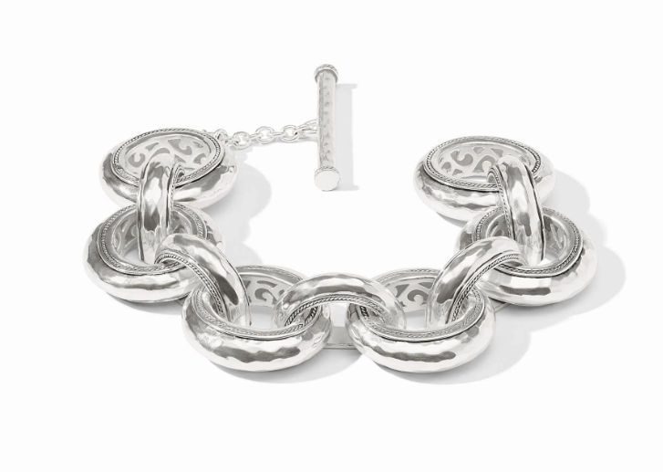 Silver Cannes Demi Link Bracelet