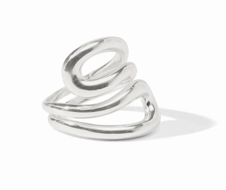 Silver Wave Wrap Ring