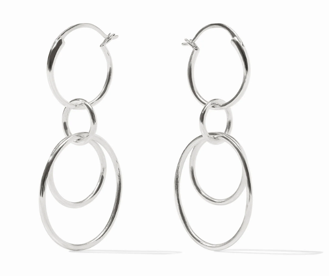 Silver Simone 3 in 1 Earring