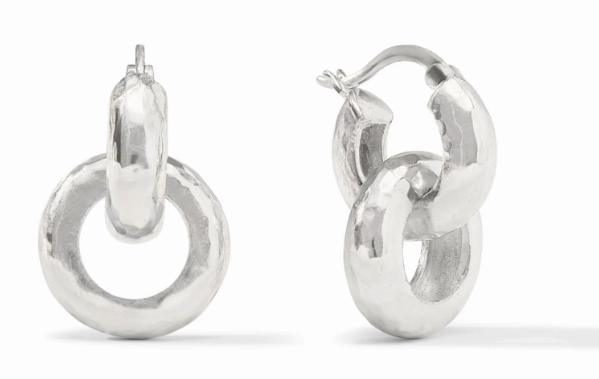 Silver Catalina 2 in 1 Earring