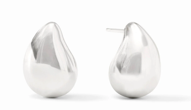 Silver Wave Earrings