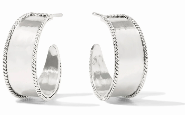 Silver Savoy Hoop