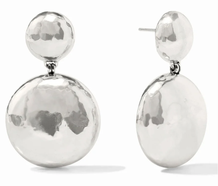 Silver Solara Statement Earring