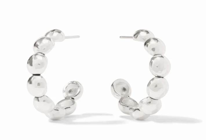 Silver Solara Nova Hoop Medium
