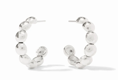 Silver Solara Nova Hoop Medium