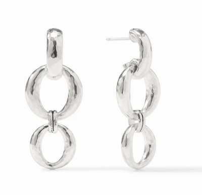 Silver Solara Orbit Earrings