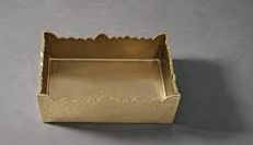 16482 Cutting Gld Lunch Napkin Box