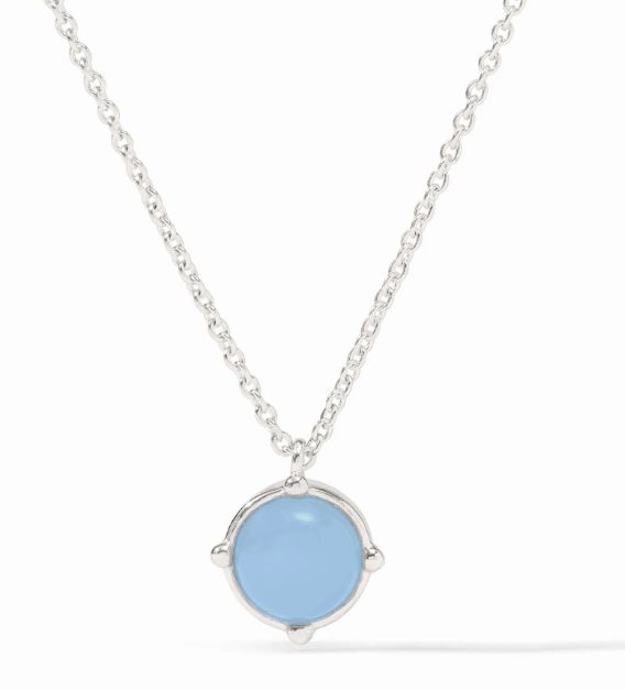 Silver Honeybee Solitaire Necklace