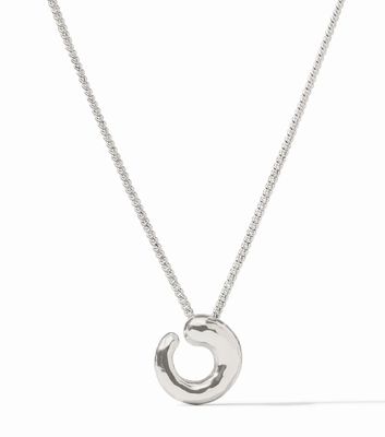 Silver Solara Spiral Delicate Necklace