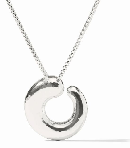 Silver Solara Spiral Pendant