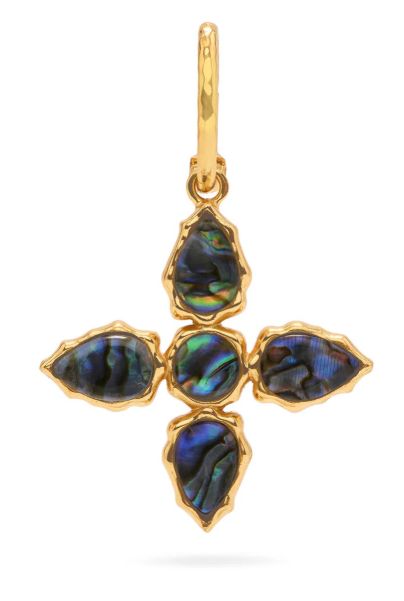 Aurora Double Sided Pendant Abalone/MOP