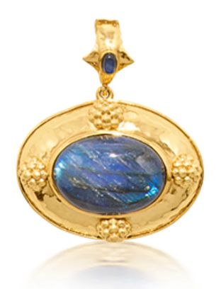 Cleopatra Pendant Blue Labradorite