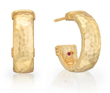 Cleopatra Classic Sm Hoop Gold