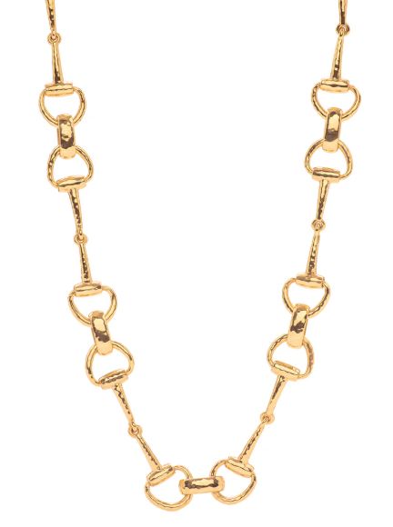 Equestrian Snaffle Bit Chain Necklace 20in